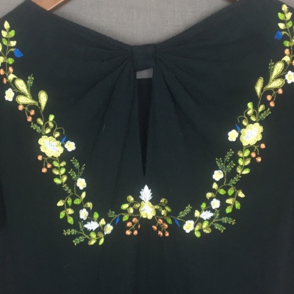 Anthropologie Georgine embroidered mini dress xsp - Picture 2 of 2